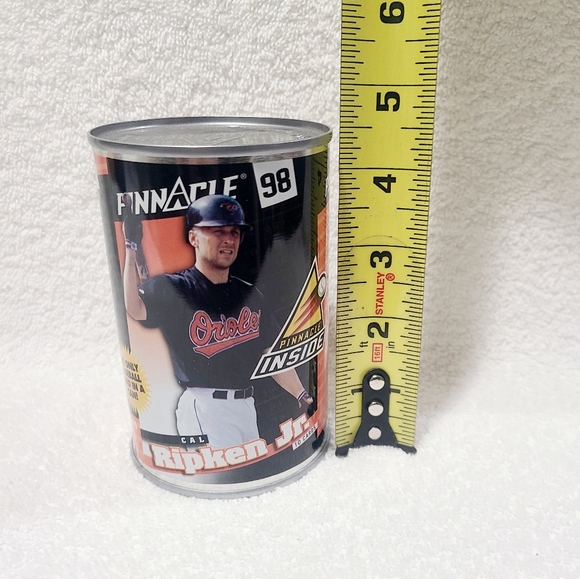 New Cal Ripken Jr 1998 Pinnacle Baseball Card in a Can - Cal Ripken Jr, Sealed - Picture 7 of 8